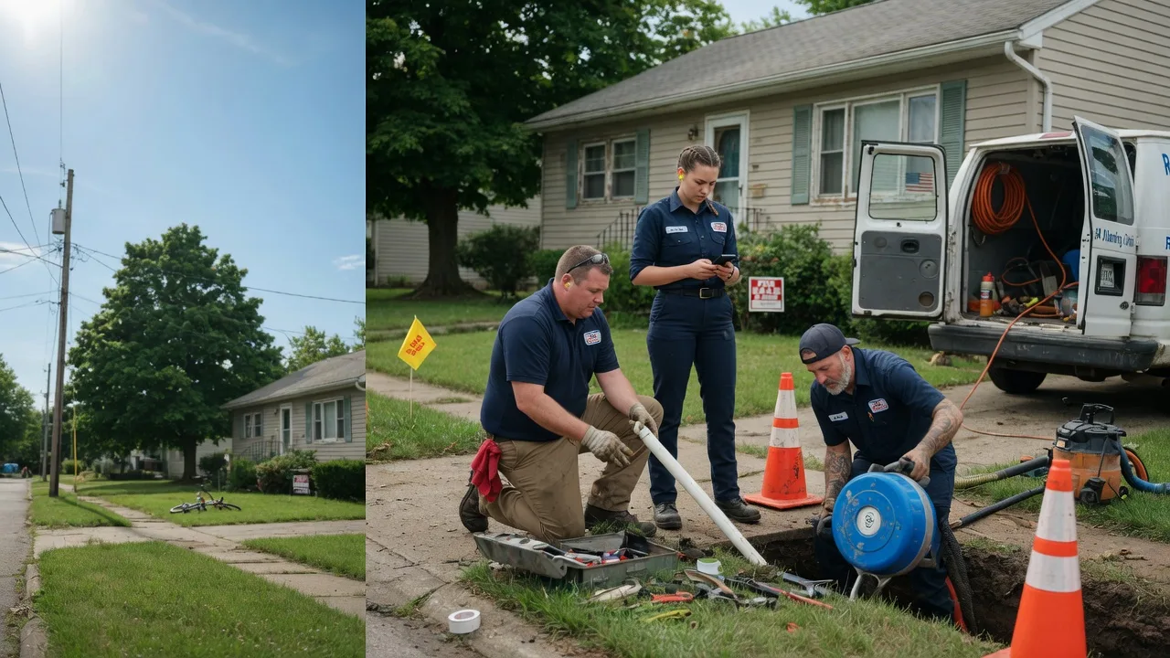 Sewer Line Repair in Fountainville, PA near me
